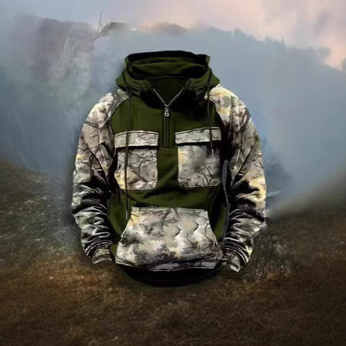 Men's Functional Camouflage Hoodie Lune London