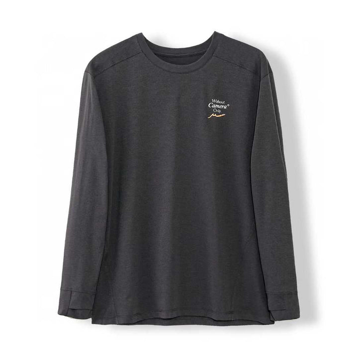 Chemise sportive à manches longues pour femmes avec une structure de tissu innovante Chic & Stil