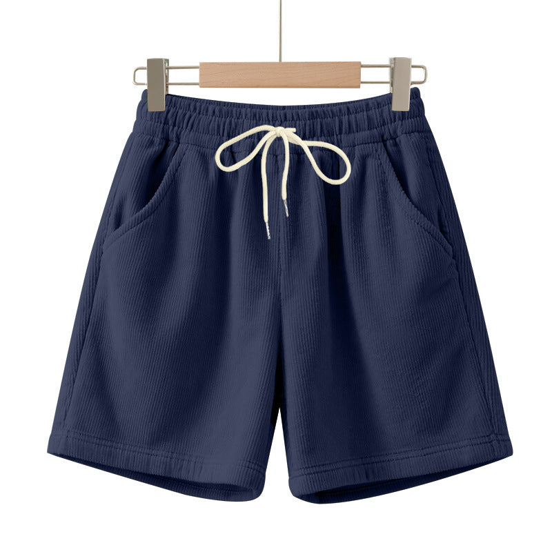 Casual men's pants in soft fabric with elastic waistband and practical side pockets Lune London