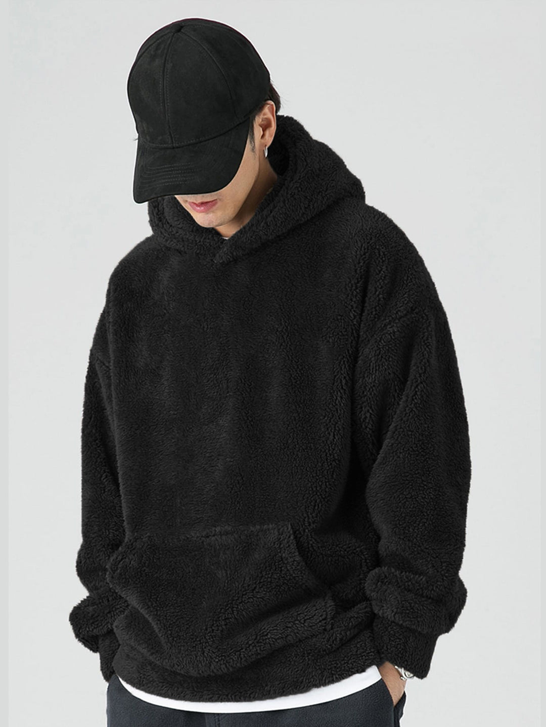 Ladies Cozy Fleece Hoodie with Kangaroo Pocket Lune London