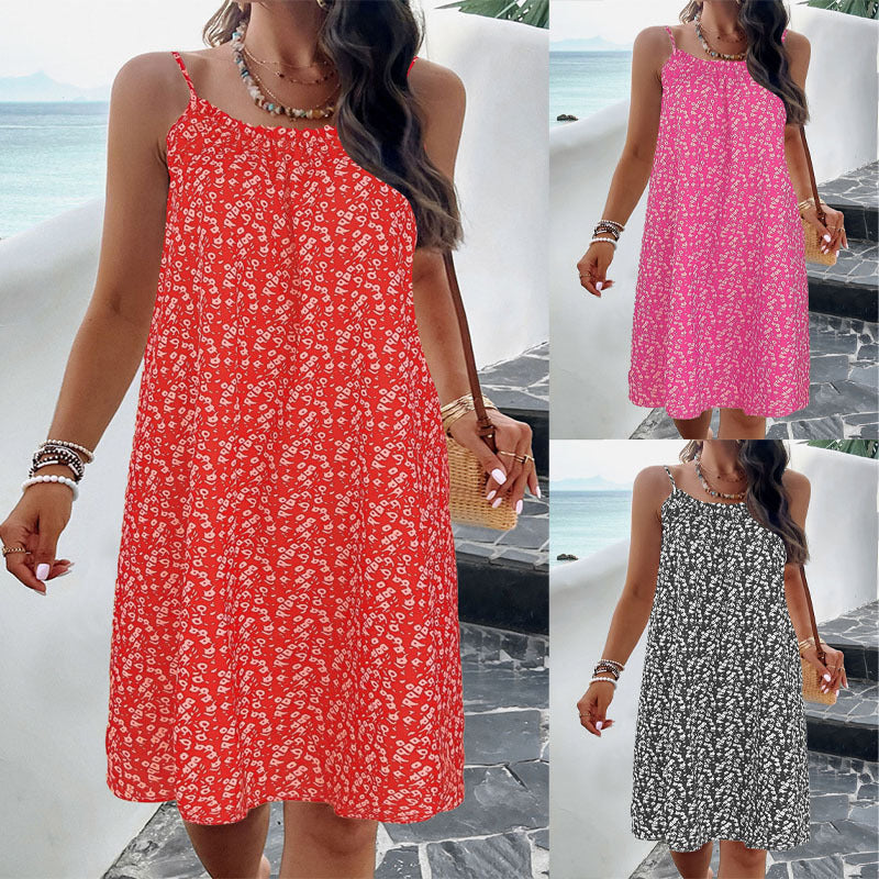 Women Swing Dress Floral Print Lune London