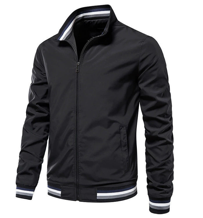 Elegant bomber jacket for men with elastic cuffs Lune London