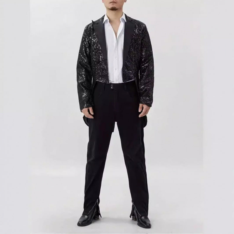 Veste de smoking à paillettes élégante pour homme Lune London