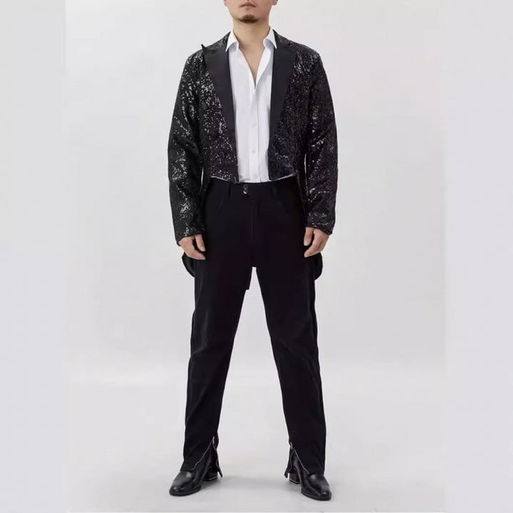 Veste de smoking à paillettes élégante pour homme Lune London