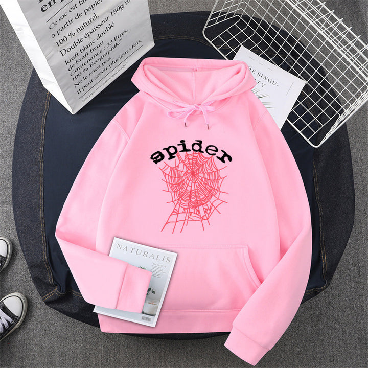 Women's hoodie with creative spider motif Lune London