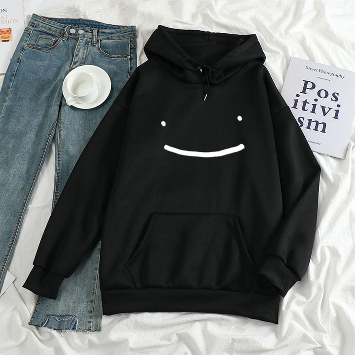 Women's hoodie with casual smiley design Chic & Stil