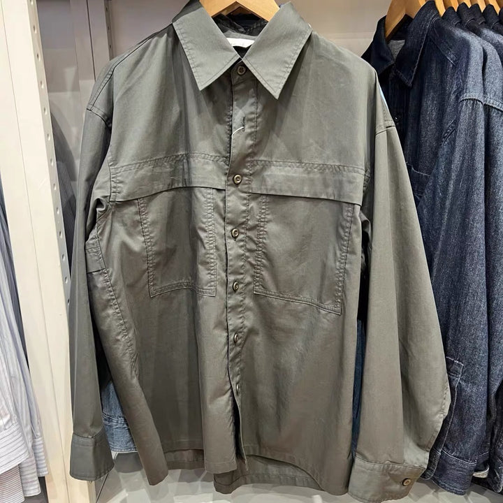 Chemise overshirt décontractée pour femmes avec plusieurs poches Chic & Stil