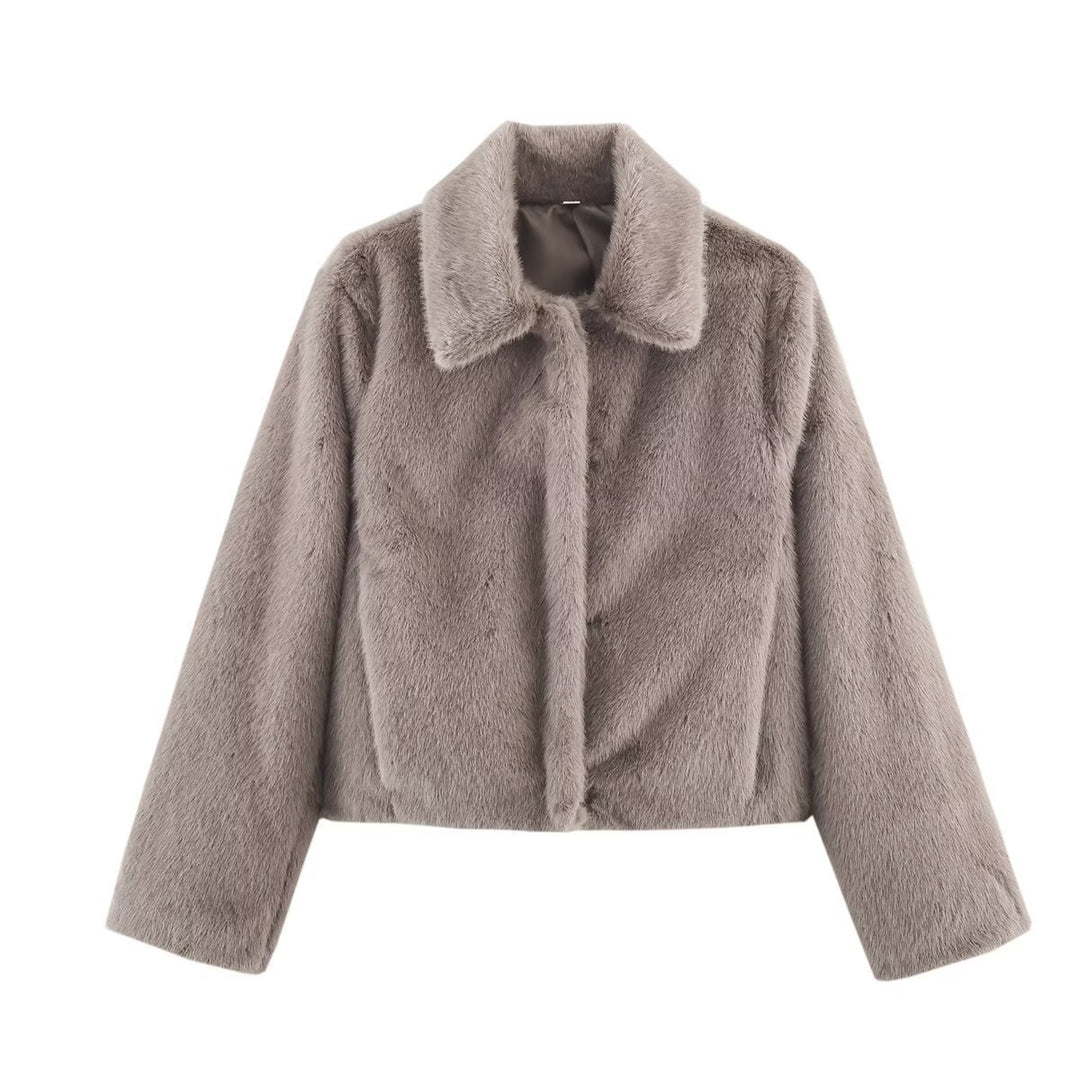 Veste en fausse fourrure douillette pour femmes Chic & Stil