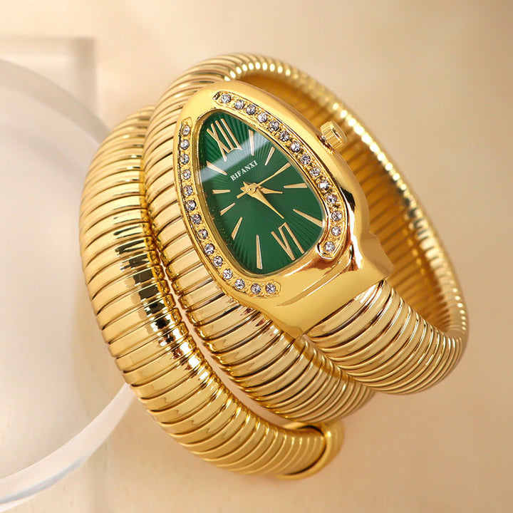 Lune London | Snake Watch with Quartz Movement and Personal Bracelet