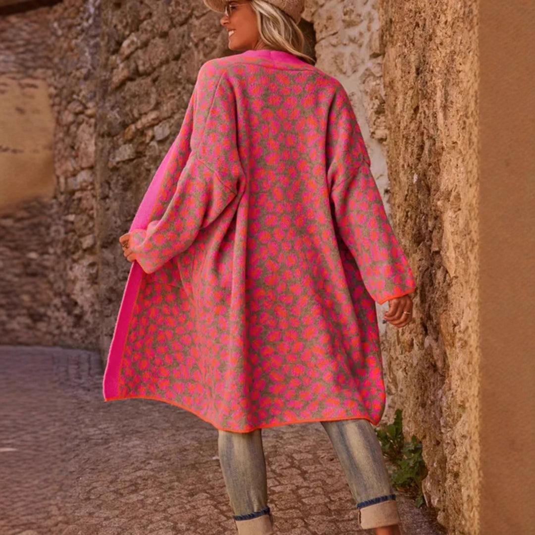 Trendy cardigan for women with eye-catching pattern Lune London