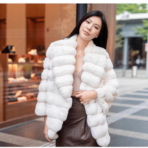Lune London Faux Fur Coat for Women