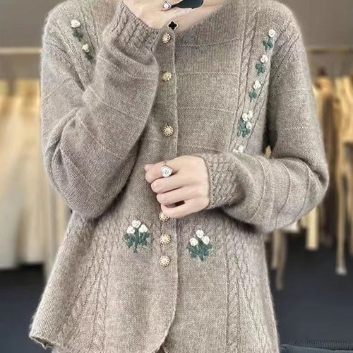 Gilet femme avec broderie florale Chic & Stil