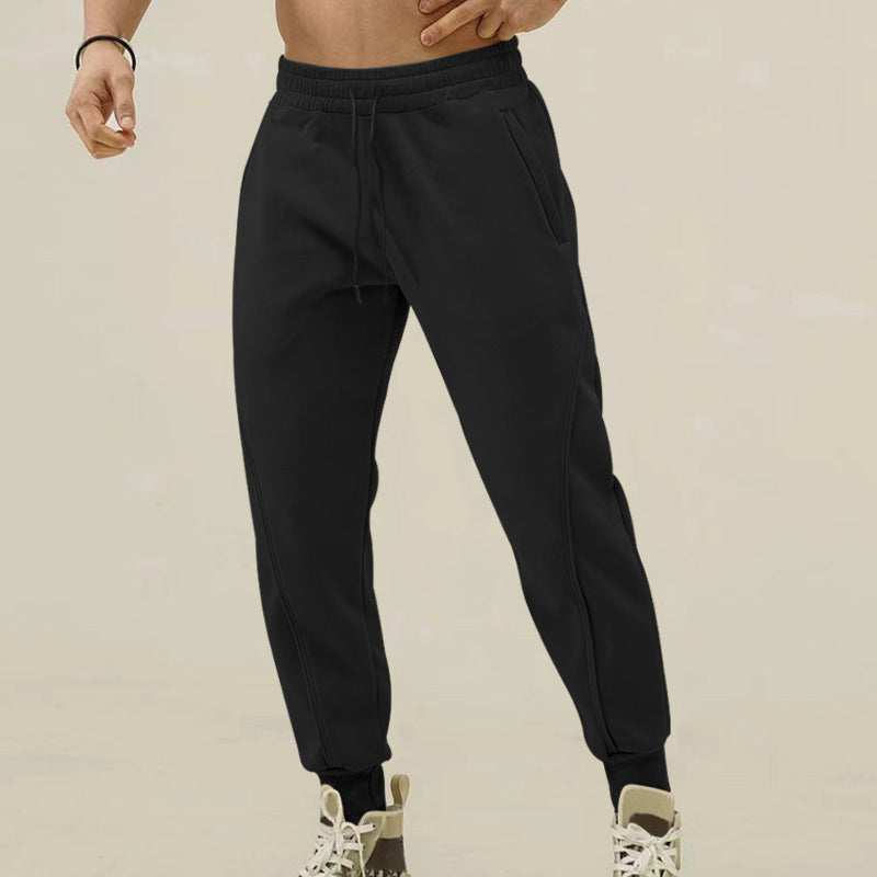 Comfortable sports pants for men with adjustable waistband and side pockets Lune London