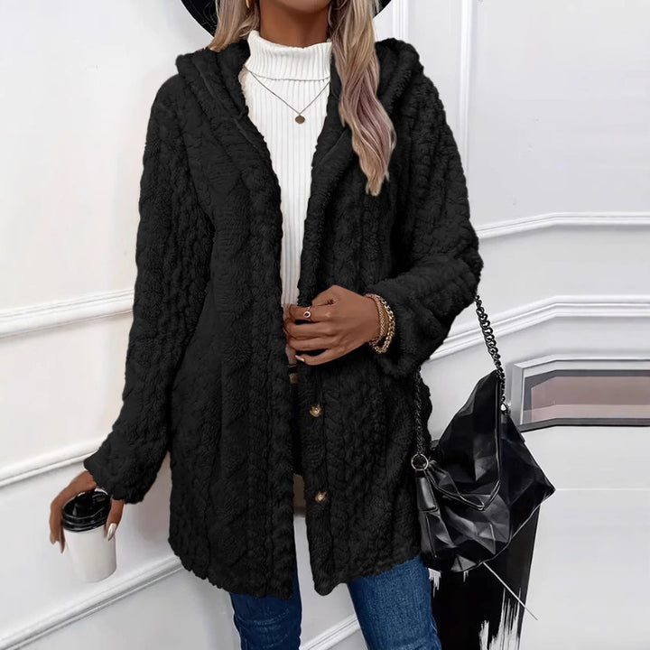 Women Cozy Fleece Jacket Lune London