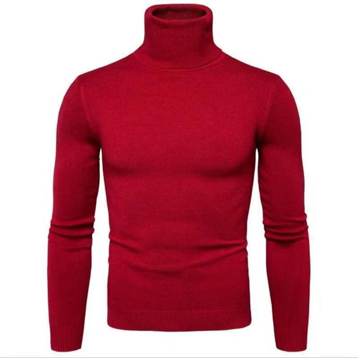 Men's slim fit fine cotton turtleneck sweater Lune London