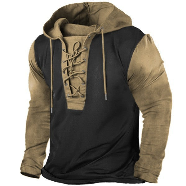 Men's hoodie with an innovative lace design and a relaxed fit Lune London