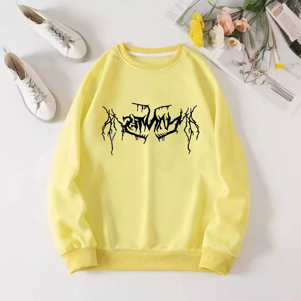 Women's casual sweatshirt with modern graphic design Chic & Stil