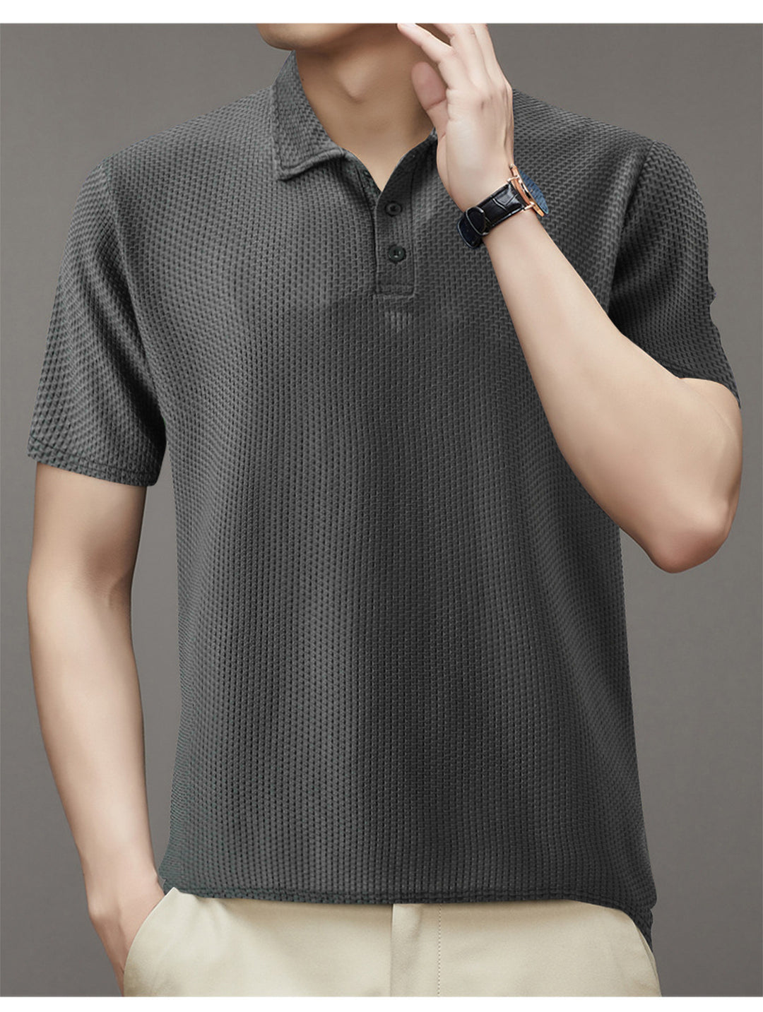 Men's Chic Structured Polo and Style