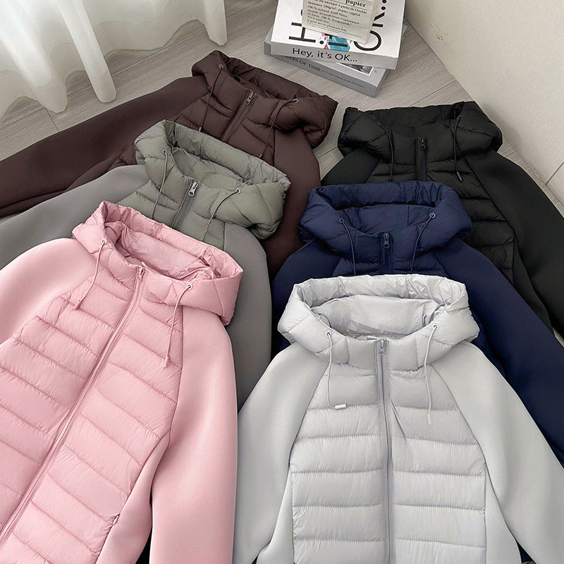 Trendy transitional jacket for women with an insulating design and practical side pockets Lune London