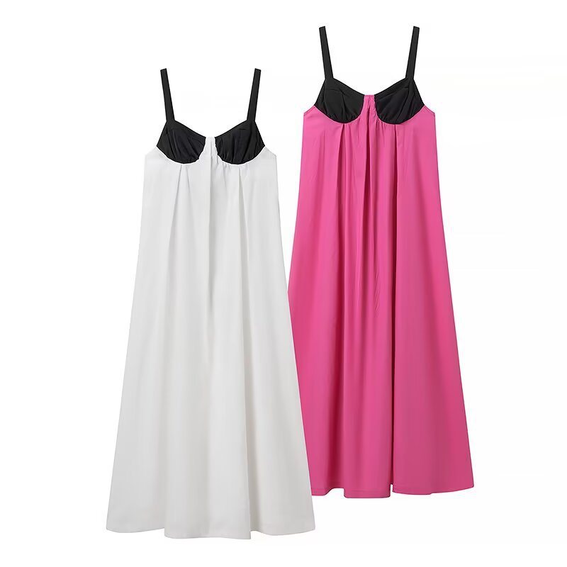 Maxi dress for women with a fitted top and a flowy skirt Lune London