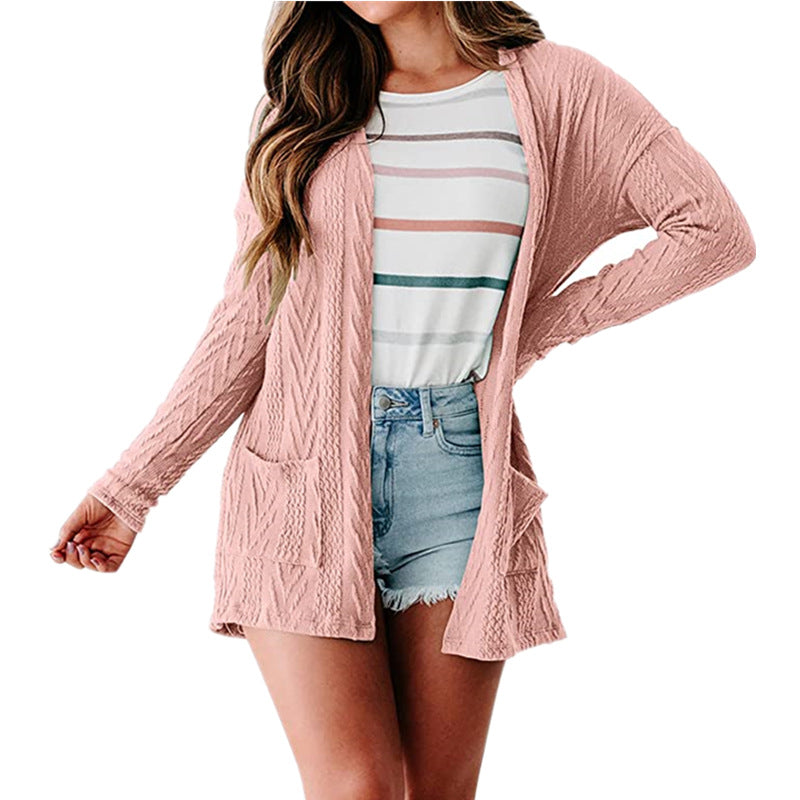 Lady cardigan with a chic and stylish casual design