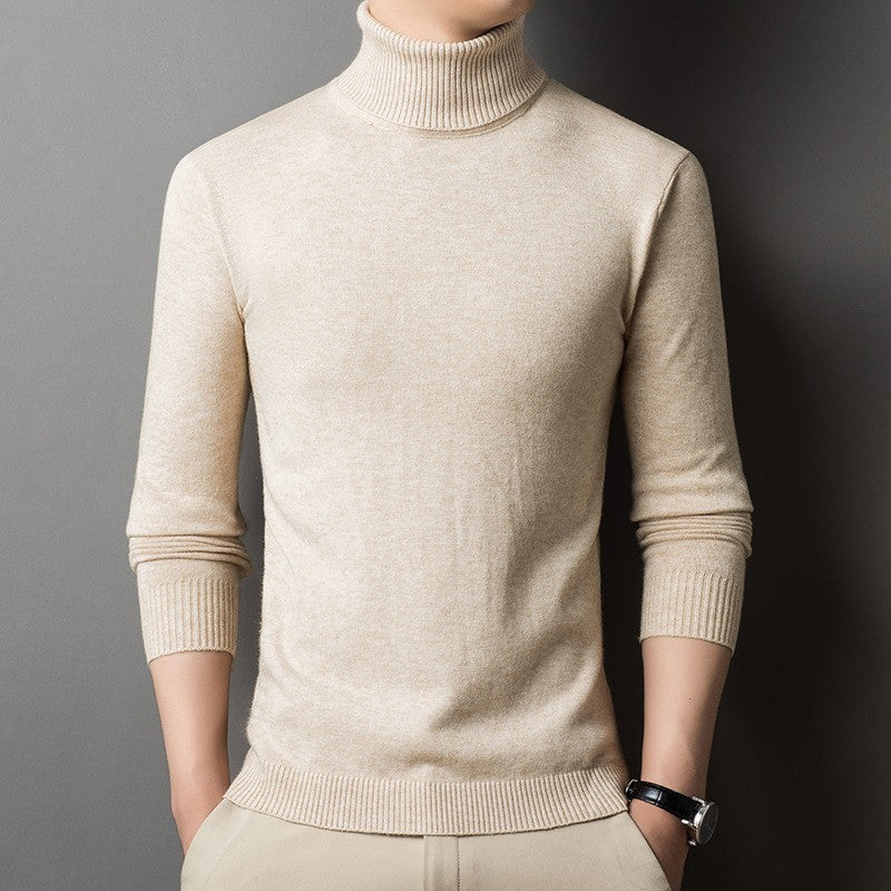 Men's Fitted Turtleneck Sweater Lune London