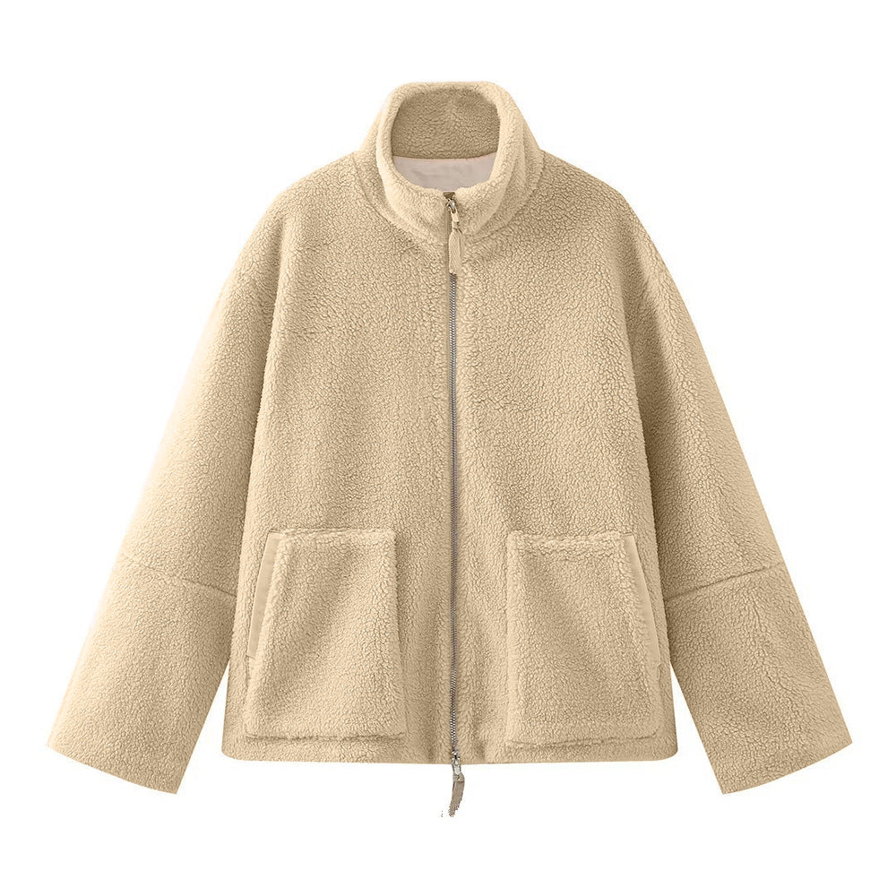 Women Oversized Chic Fleece Jacket