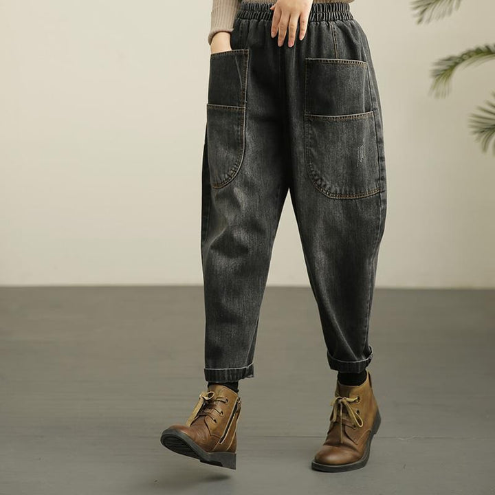 Casual jeans pants for women with deep pockets Lune London