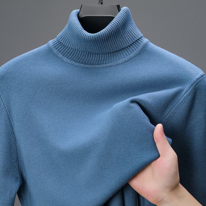 elegant ribbed sweater for men in high quality cotton Lune London