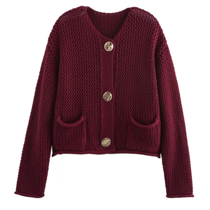 Women’s knit jacket with decorative buttons Lune London