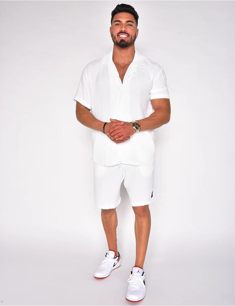 Short Sleeve Shirt for Men Set Lune London