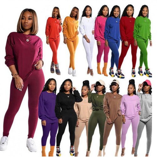 Women's Long Sleeve Pajama Set with Elastic Pants Lune London