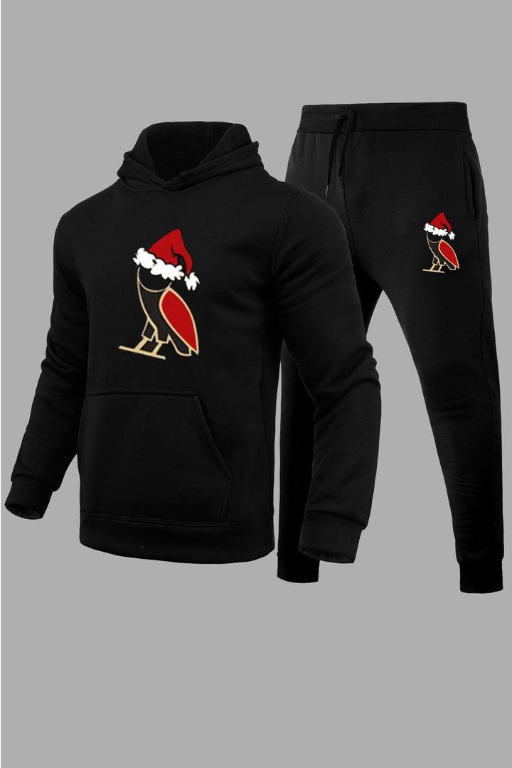Women's hoodie and jogger pants set with festive design Lune London