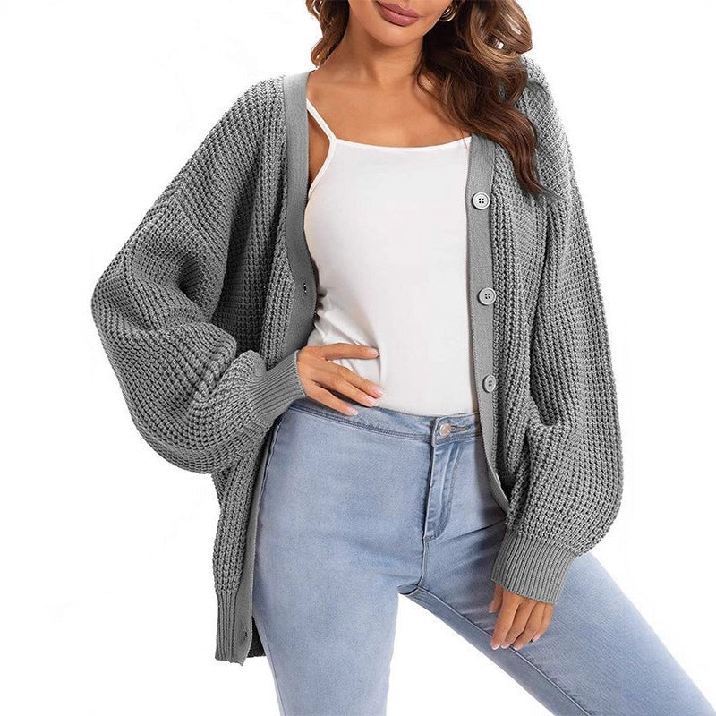 Gros cardigan en tricot pour femmes avec une coupe décontractée Chic & Stil