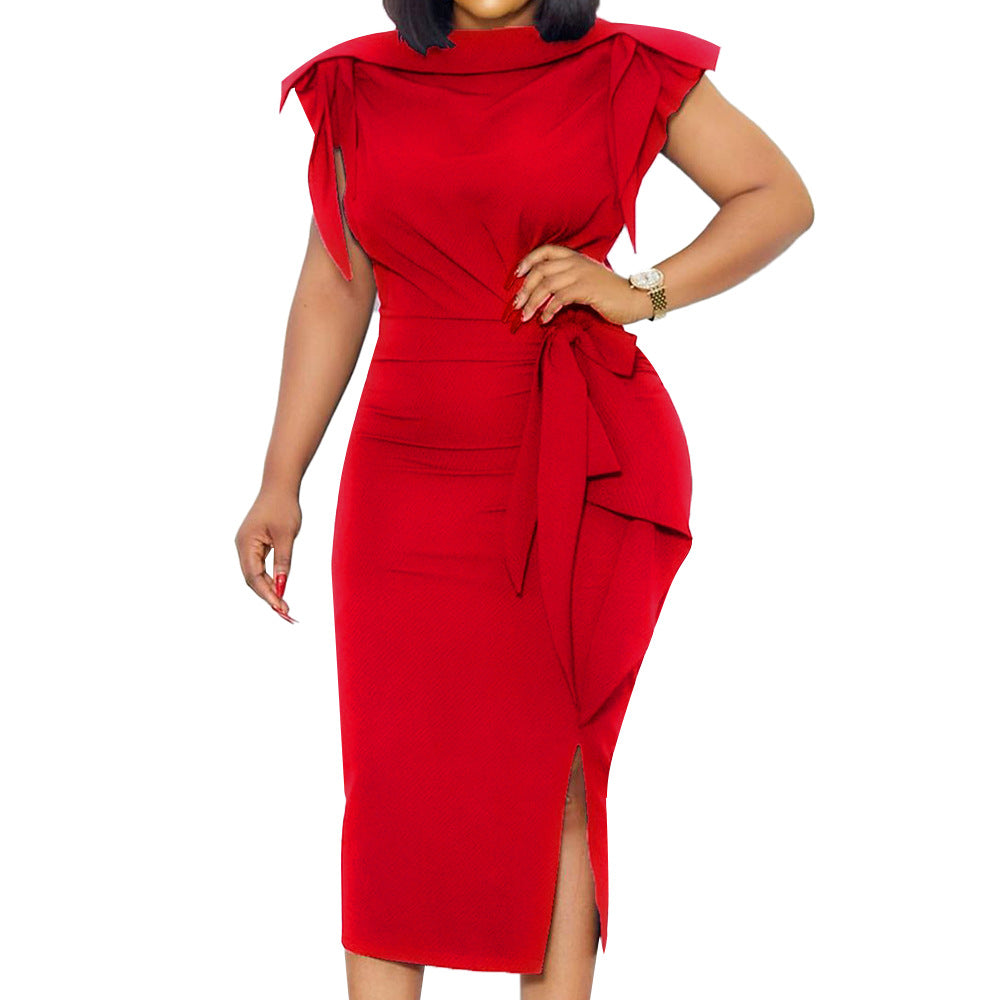 Sheath dress for women with elegant shoulders Lune London