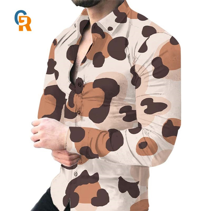 Shirt for men with a striking animal pattern Lune London