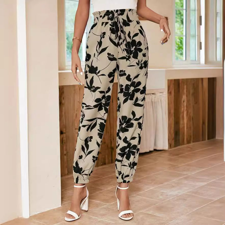 Pantalons floraux tendance pour femmes Chic & Stil
