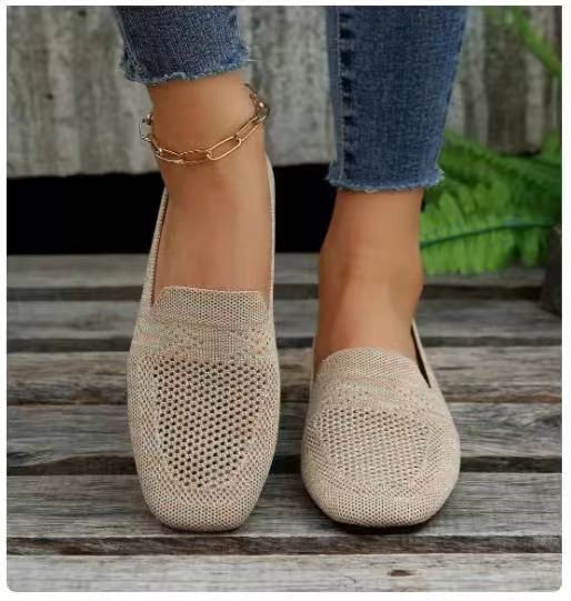 Ladies Breathable Mesh Slip-On Shoes Lune London