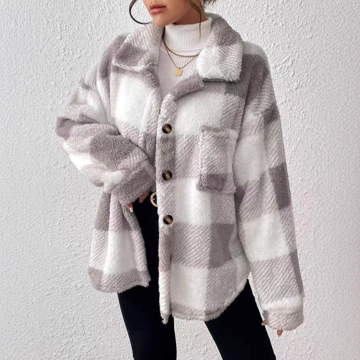 Ladies Cozy Flannel Jacket Lune London