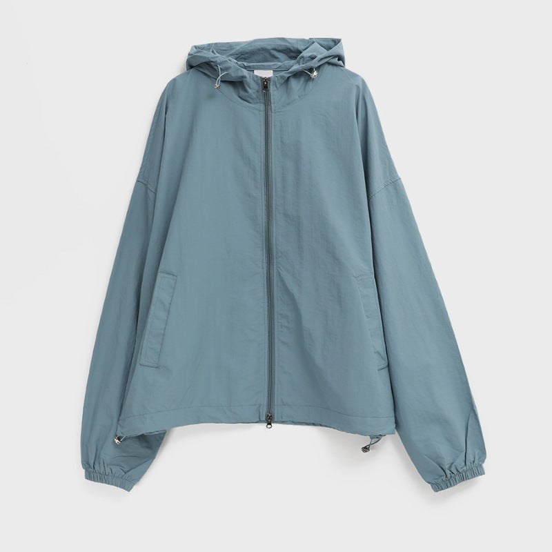 Veste de transition décontractée pour femmes avec col haut et cordon de serrage réglable Chic & Stil 1772505648