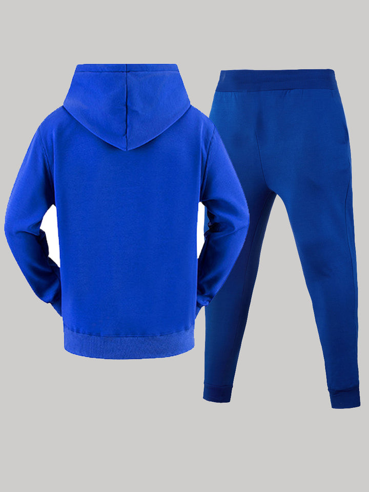 Men's Sport Hoodie and Jogging Pants Set with striking Lune London print