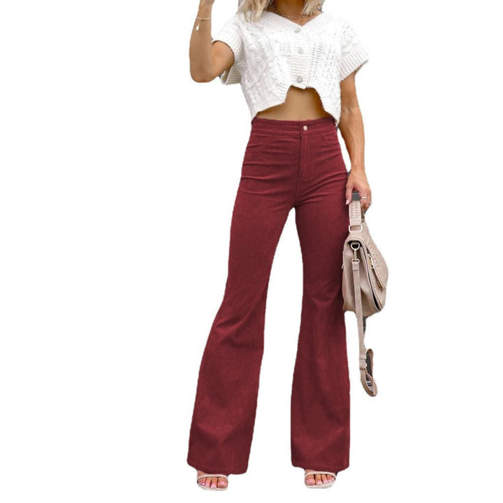 Women's Flared Jeans with High Waist and Figure-Flattering Cut Lune London