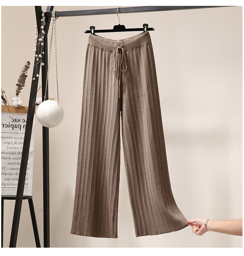 Pantalons en maille lâche pour femmes Chic & Stil