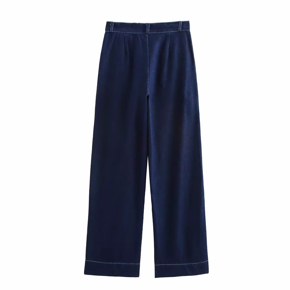 Ladies High Waisted Jeans Lune London