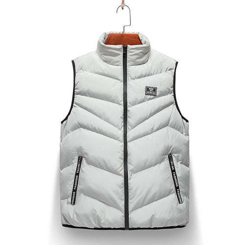 Lune London | Women's quilted vest with high collar and side zip pockets