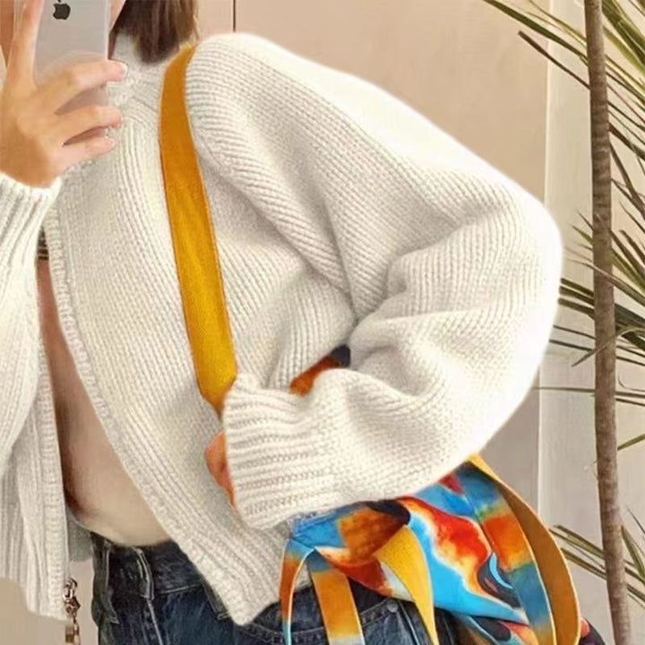 Cardigan Cozy pour Femmes avec Col Rond Chic & Stil