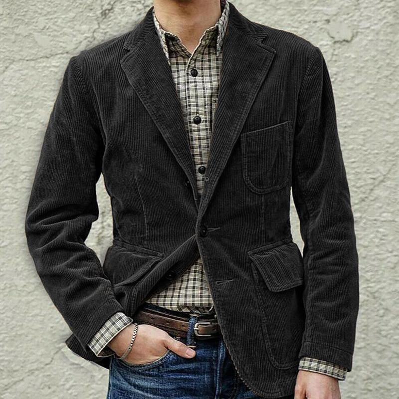 Men's Corduroy Blazer with Modern Cut Lune London