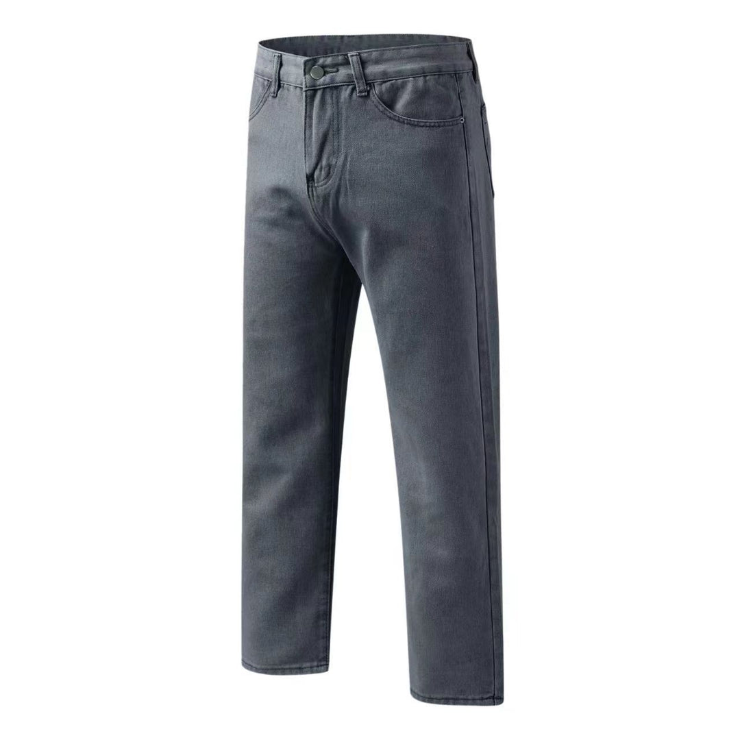 Women's straight-cut jeans with a high waist and classic details Lune London