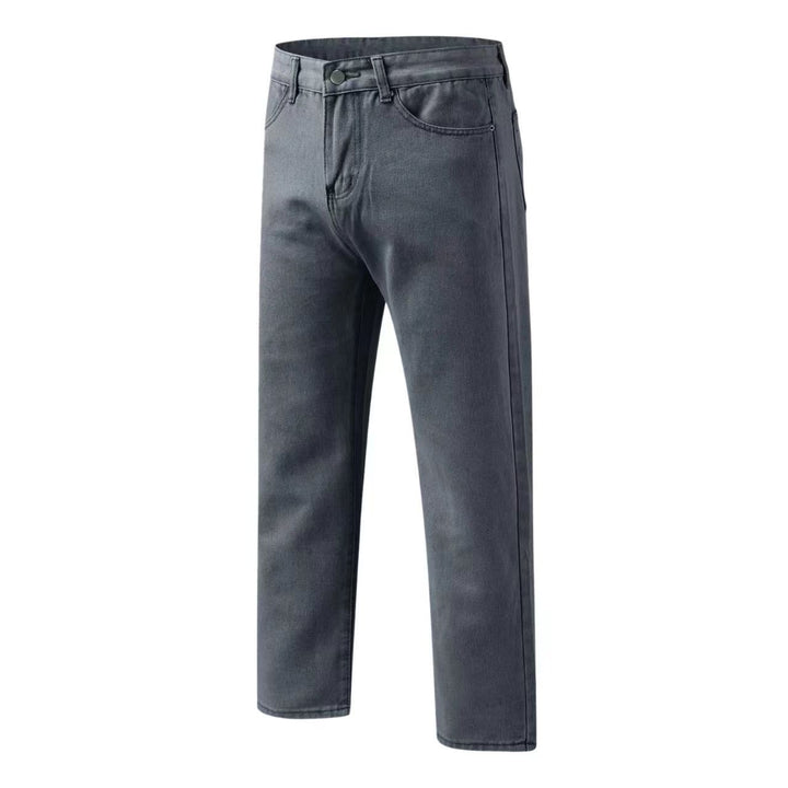 Women's straight-cut jeans with a high waist and classic details Lune London