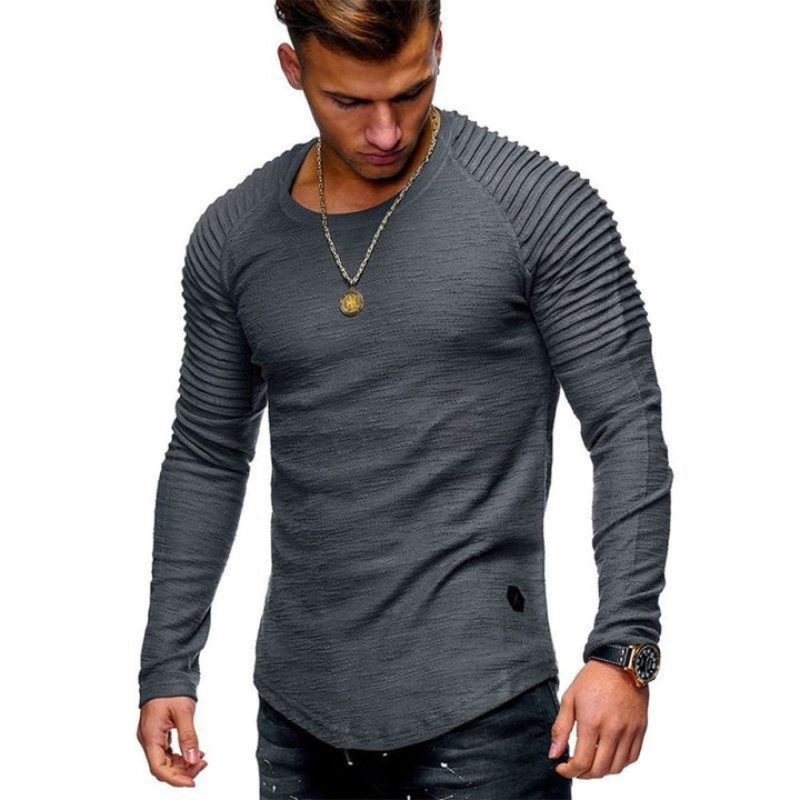 Men's long-sleeve t-shirt with structured design Lune London